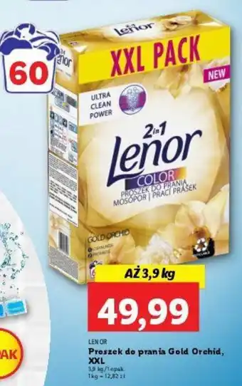 Lidl Lenor Proszek do prania Gold, Orehid XXL 3,9kg oferta