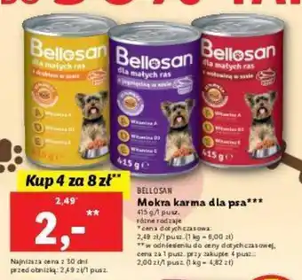 Lidl Bellosan Mokra karma dla psa 415g oferta
