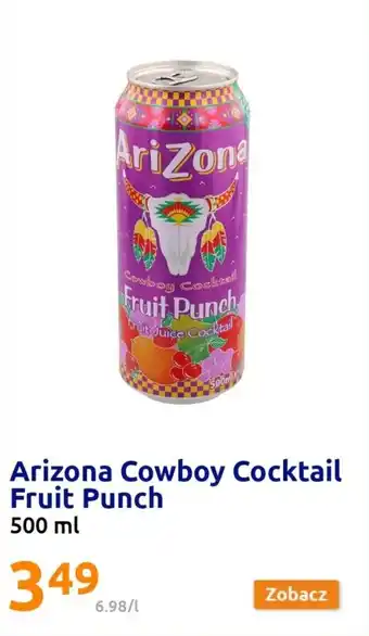 Action Arizona cowboy cocktail fruit punch 500ml oferta