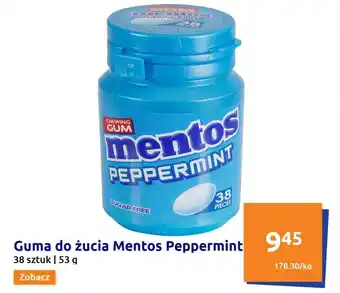 Action Mentos gumka do żucia peppermint 38x53g oferta