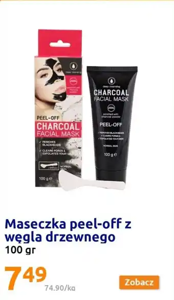 Action Maseczka peel-off z węgla drzewnego 100g oferta