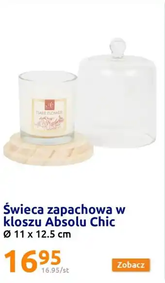 Action Absolu Chic świeca zapachowa w kloszu 11x12,5cm oferta