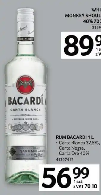Selgros Bacardi Rum 1l oferta