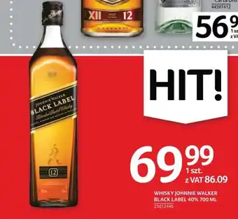 Selgros Johnnie Walker Whisky Black Label 40% 700ml oferta