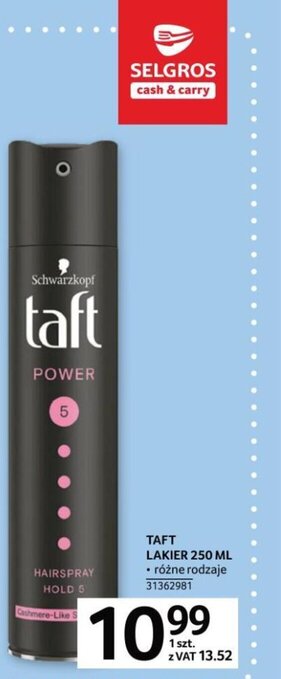Selgros Schwarzkopf Taft Lakier 250ml oferta