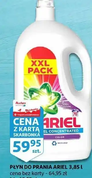Auchan Płyn do prania ariel color oferta
