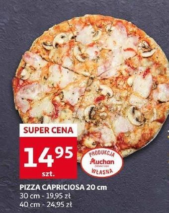 Auchan Pizza capriciosa śr. 40 cm auchan oferta