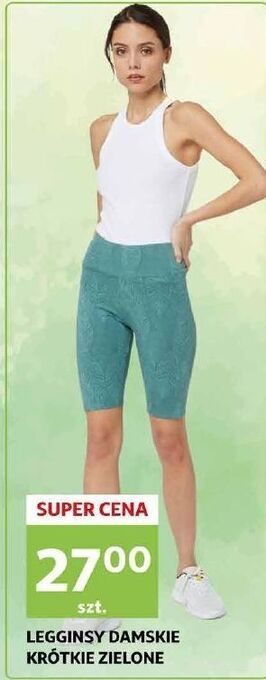 Auchan Legginsy damskie krótkie oferta