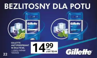 Selgros Gillette Antyperspirant w żelu 70ml oferta