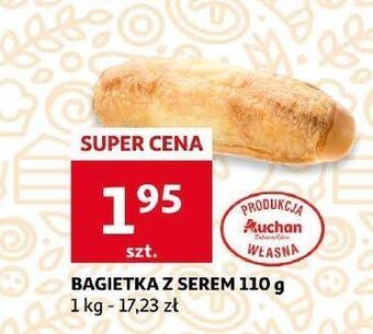 Bagietka z serem auchan