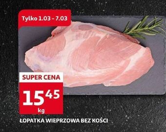 Auchan Łopatka wieprzowa bez kości oferta