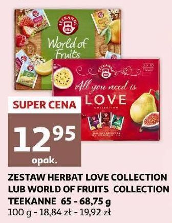 Auchan Zestaw herbat world of fruits teekanne oferta