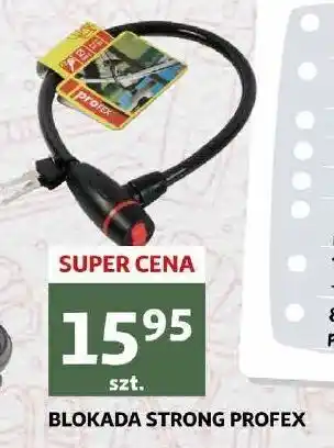 Auchan Blokada rowerowa spiral strong 180 cm profex oferta