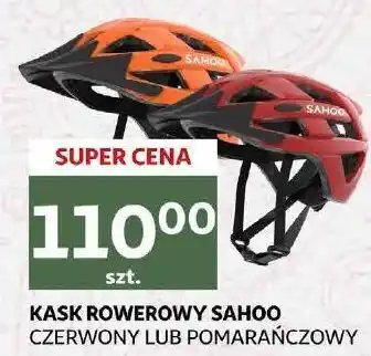 Kask rowerowy pomarańczowy sahoo