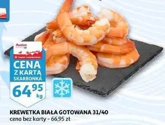 Auchan Krewetki białe gotowane oferta