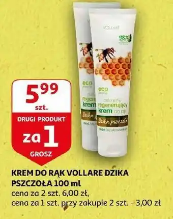 Auchan Krem do rąk regenerujący dzika pszczoła vollare oferta