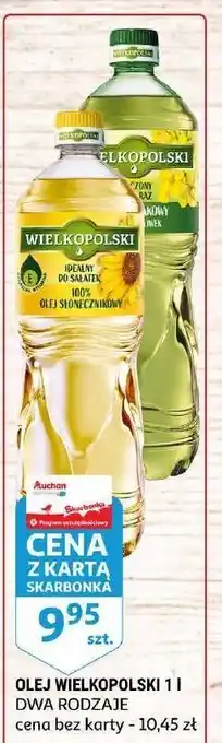 Auchan Olej rzepakowy i oliwa wielkopolski mix oferta