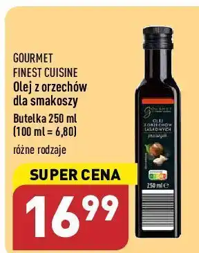 ALDI Olej z orzechów gourmet finest cuisine oferta