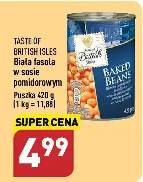 ALDI Biała fasola w sosie pomidorowym taste of british isles oferta