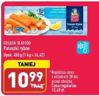 ALDI Paluszki rybne golden seafood oferta