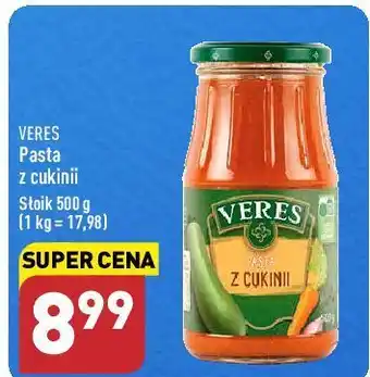 ALDI Pasta z cukinii veres oferta