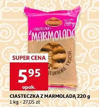 Auchan Ciasteczka z marmoladą oskroba oferta