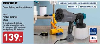 ALDI Pistolet malarski ferrex oferta