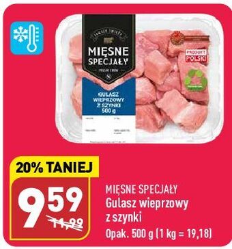 ALDI Gulasz wieprzowy z szynki mięsne specjały zawsze świeże (aldi) oferta
