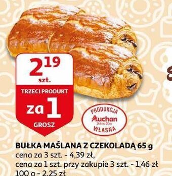 Auchan Bułka z czekoladą auchan oferta