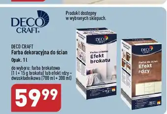 ALDI Farba ścienna efekt brokatu deco craft oferta