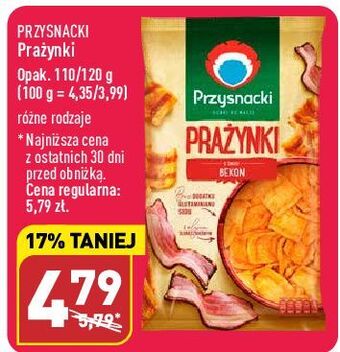 ALDI Prażynki bekonowe przysnacki oferta