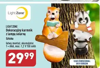 ALDI Karmnik z lampą solarną lightzone oferta