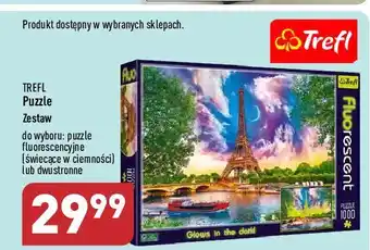 ALDI Puzzle dwustronne dla dzieci trefl oferta