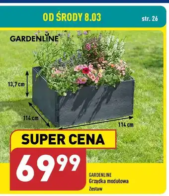 ALDI Grządka modułowa garden line oferta