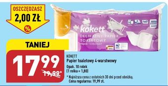ALDI Papier toaletowy kokett oferta