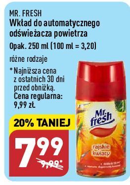 ALDI Wkład do odświeżacza tropical mr. fresh oferta