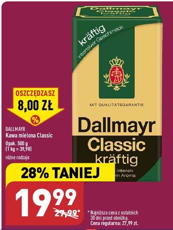 ALDI Kawa dallmayr classic oferta