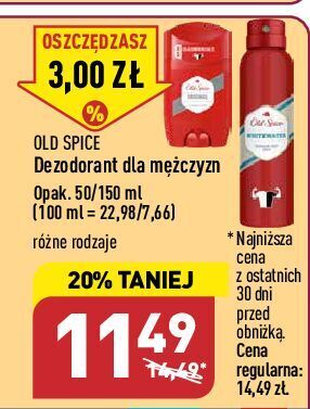 ALDI Dezodorant old spice original oferta
