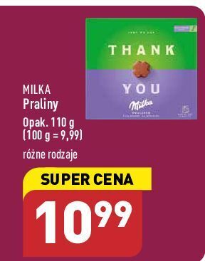 ALDI Bombonierka milka thank you oferta