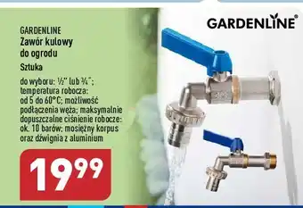 ALDI Zawór kulowy do ogrody 1/2'' garden line oferta