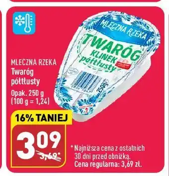 ALDI Twaróg klinek półtłusty mleczna rzeka oferta