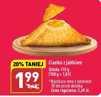 ALDI Ciastko z jabłkiem oferta