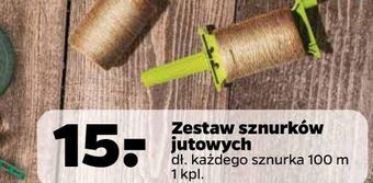 Netto Zestaw sznurków jutowych 100 m oferta