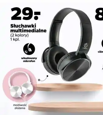 Netto Słuchawki multimedialne z mikrofonem oferta