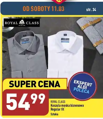 ALDI Koszula męska biznesowa royal class oferta