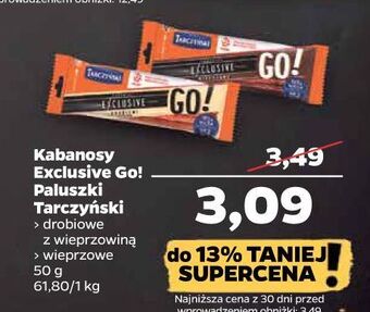 Netto Kabanos wieprzowy tarczyński exclusive go! oferta