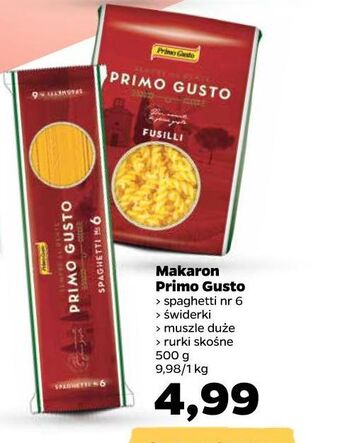 Netto Makaron spaghetti no 6. primo gusto oferta