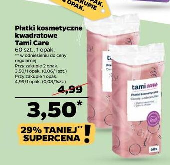 Netto Płatki kosmetyczne tami care oferta