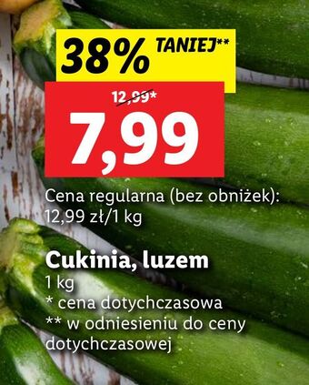 Lidl Cukinia oferta