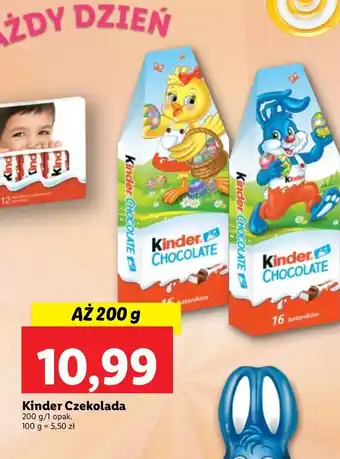 Lidl Czekoladki świąteczne kurczaczek kinder chocolate oferta